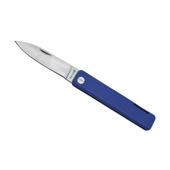 Baladeo Papagayo taschenmesser klinge 7,5 cm stahl 420, griff tpe ultramarine