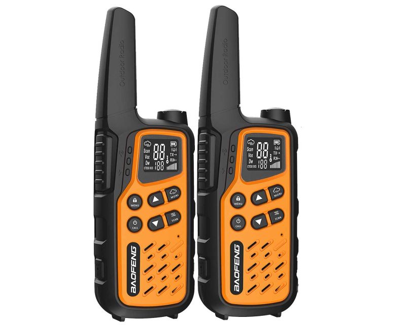 Baofeng BF-T25E pmr-funkgerät 2 Stück, orange