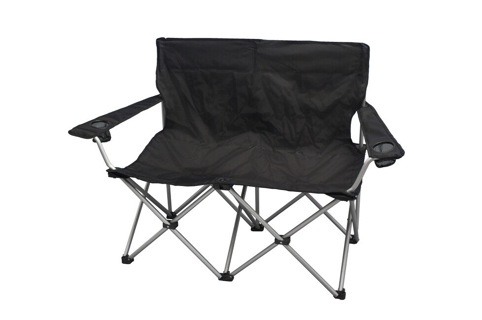 BasicNature Love Seat reisestuhl, schwarz