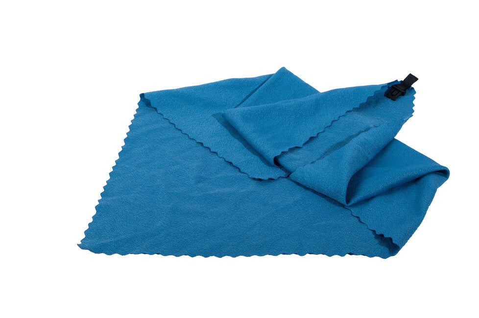 BasicNature Mini Towel Ultrafeines Mikrofaser-Reisehandtuch S, blau