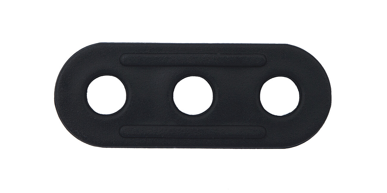 BasicNature Zeltseilspanner 38 x 13 x 2,5 mm, schwarz