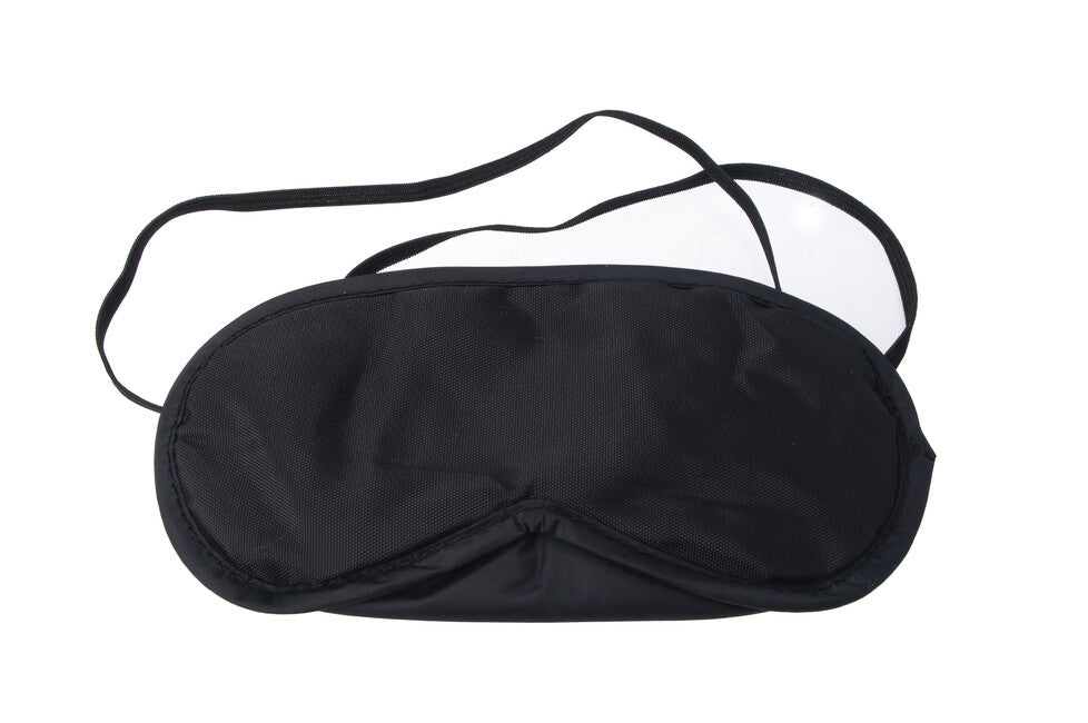 BasicNature Schlafmaske, schwarz