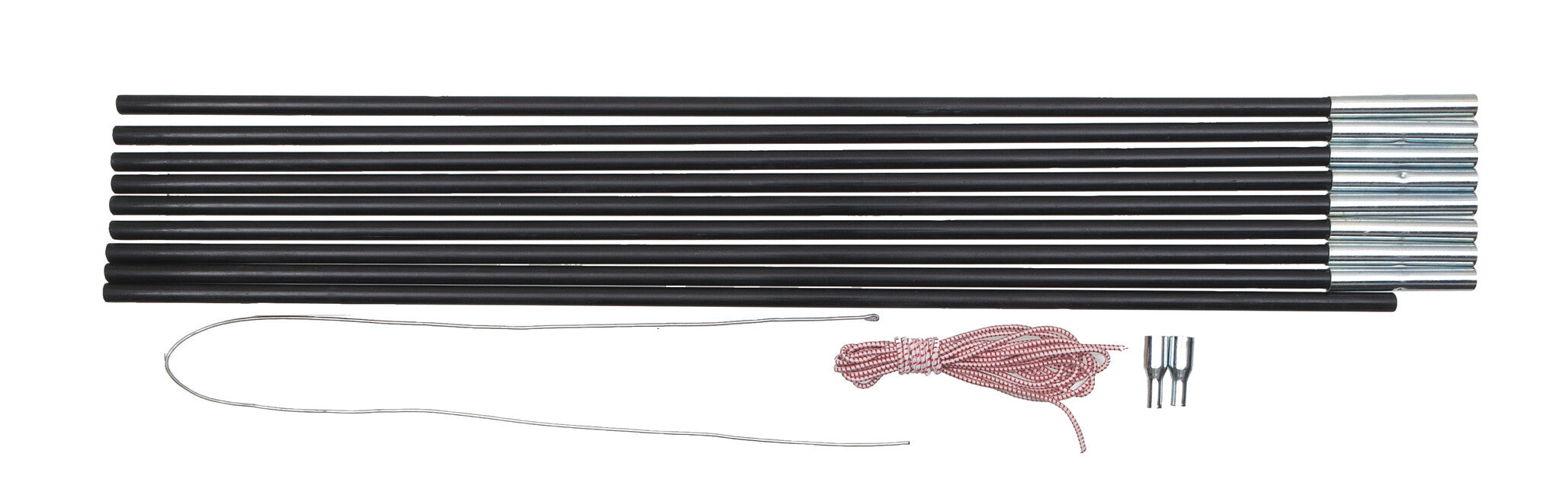 BasicNature Glasfaserstab 5,5 m x 9,5 mm 9 Segmente