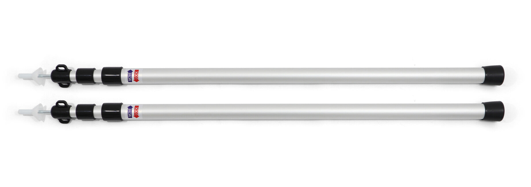 BasicNature Teleskopstöcke klein 80-180 cm 2 Stück