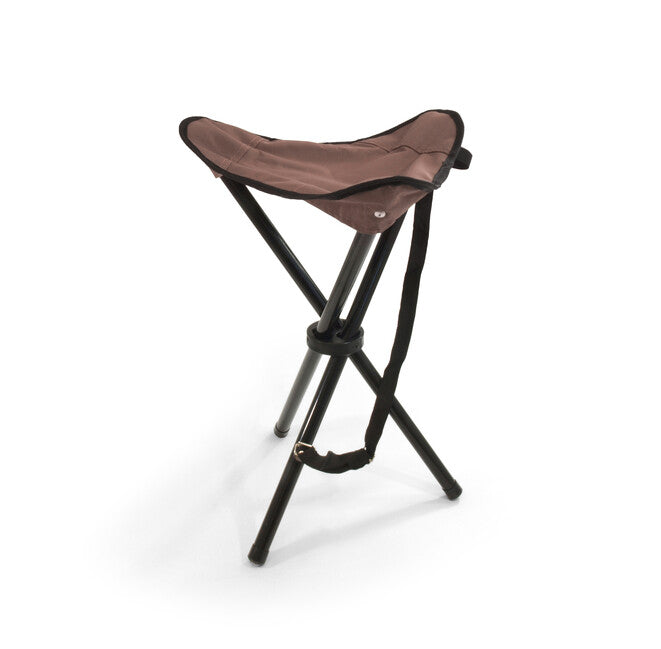 BasicNature Reisestuhl Stativ Stahl braun
