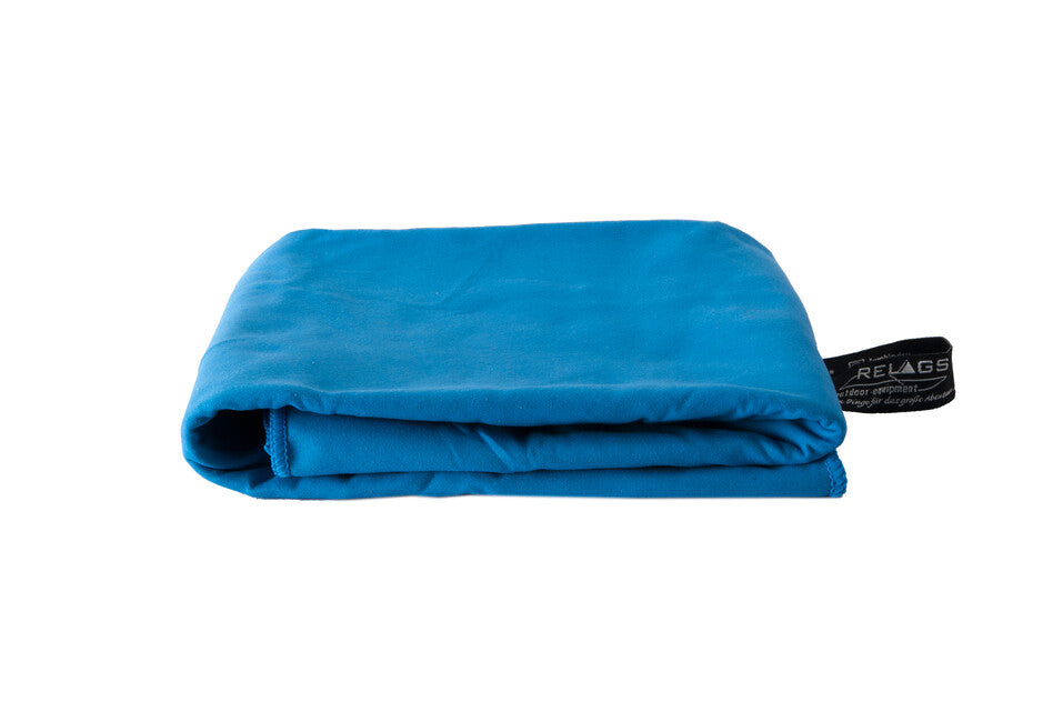 BasicNature Velourshandtuch 60 x 120 cm, blau