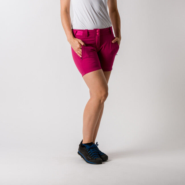 Northfinder CHARLI Damen-Trekkingshorts, Cherry