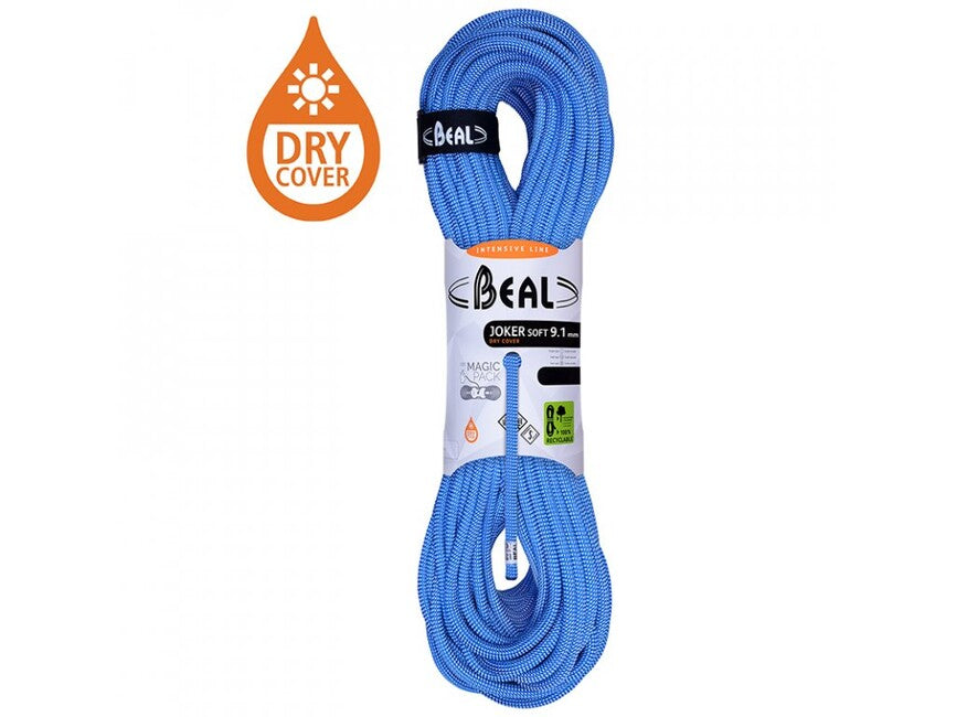 Beal Joker Soft dynamisches kletterseil 9,1 mm 70 m, blau
