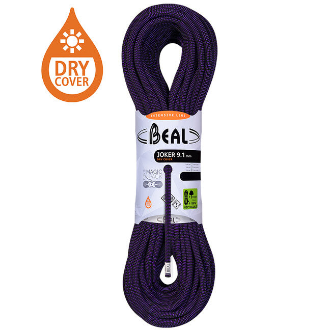 Beal Joker dynamisches kletterseil unicore 9,1 mm 50 m, lila