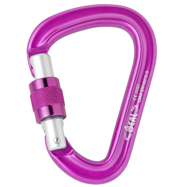 Beal Be Safe karabiner, fuchsia