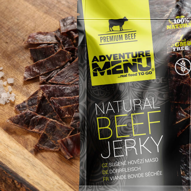 AdventureMenu hovädzie jerky 50g