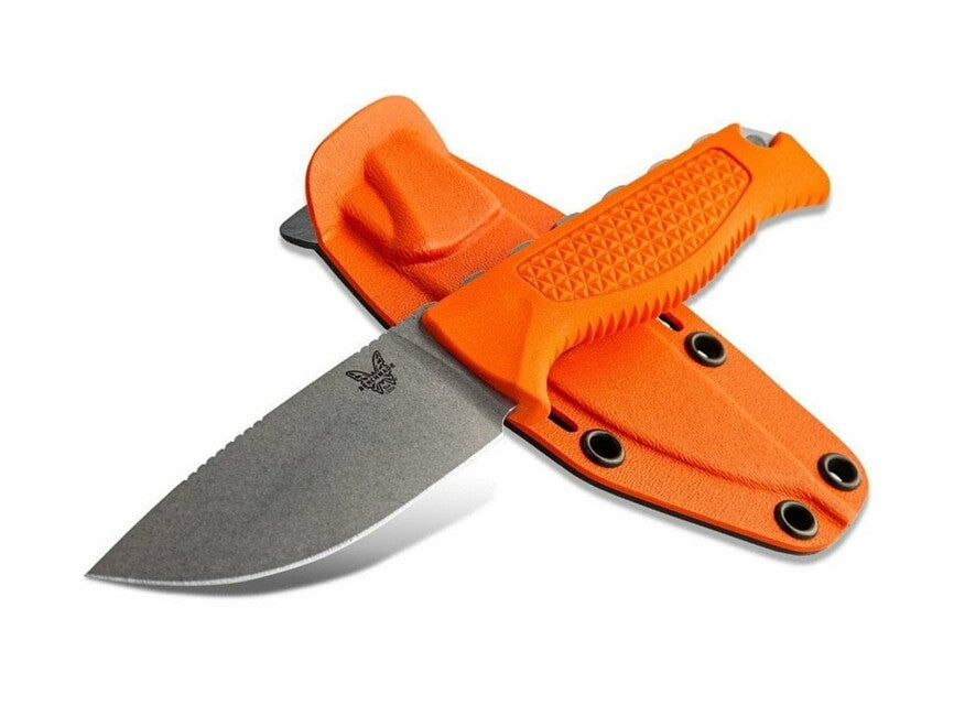 Benchmade Jagdmesser mit Scheide 9 cm, orange