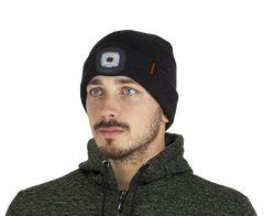 BENNON LUMOS Mütze mit USB-LED-Licht, schwarz