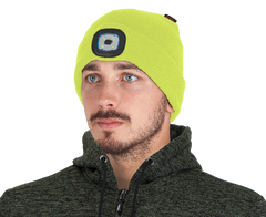 BENNON LUMOS Mütze mit USB-LED-Licht, gelb