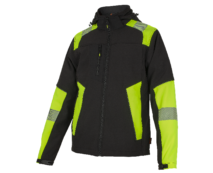 BENNON pracovna Jacke REFLECTOS, schwarz/gelb