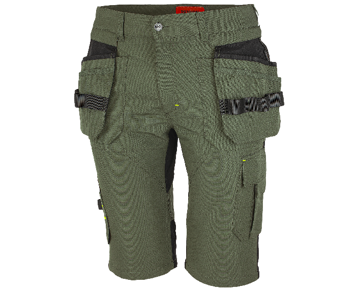 BENNON EREBOS Arbeitsshorts, grün/schwarz