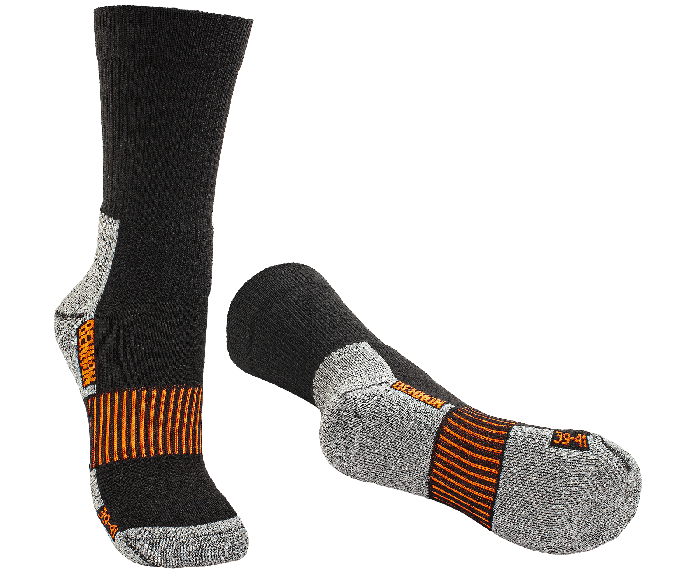 BENNON Merino Trek trekkingsocken, schwarz