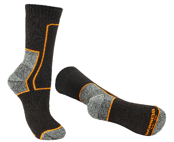 BENNON Trek Socke trekkingsocken schwarz/orange