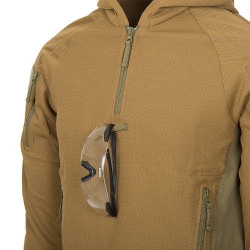 Helikon-Tex Range hoodie topcool hoodie mit Kapuze, coyote / adaptive green