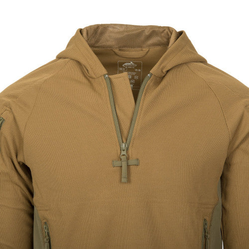 Helikon-Tex Range hoodie topcool hoodie mit Kapuze, coyote / adaptive green