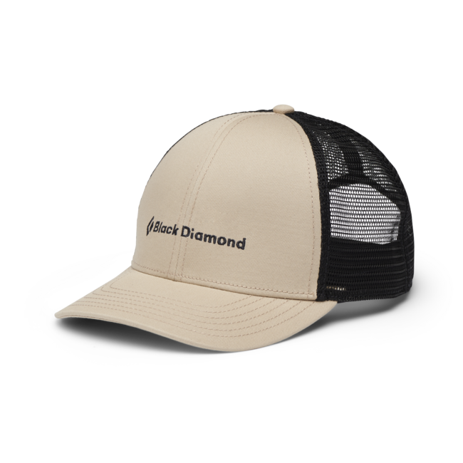 Black Diamond Bd Trucker kappe, khaki-black-bd wortmarke
