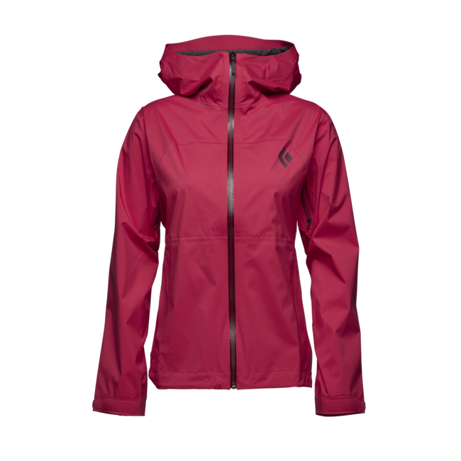 Black Diamond StormLine Stretch Rain Shell damen-Regenjacke, granatapfel