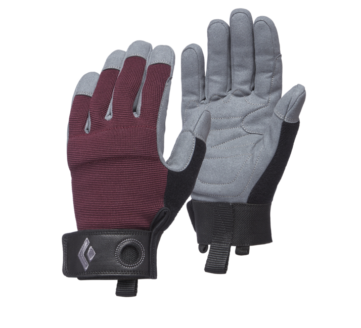 Black Diamond Crag damen-Kletterhandschuhe, bordeaux