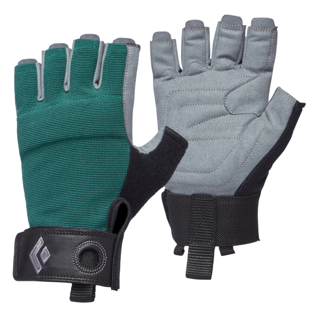 Black Diamond Crag Half-Finger damen-Kletterhandschuhe, stürmische See