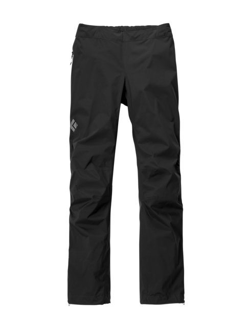 Black Diamond StormLine Stretch damen-Regenhose, schwarz