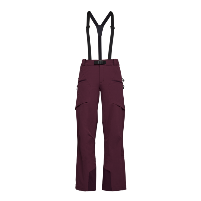 Black Diamond Dawn Patrol Hybrid damen-Hose, brombeere