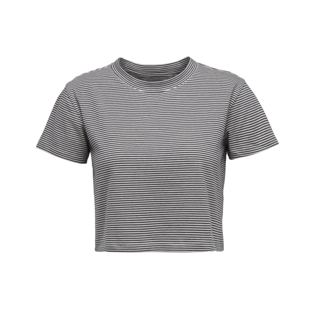 Black Diamond BD Stripe damen-Kurzarm-T-shirt, weiß-anthrazit