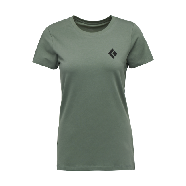 Black Diamond Ausrüstung für Alpinisten damen-Kurzarm-T-shirt, lorbeergrün