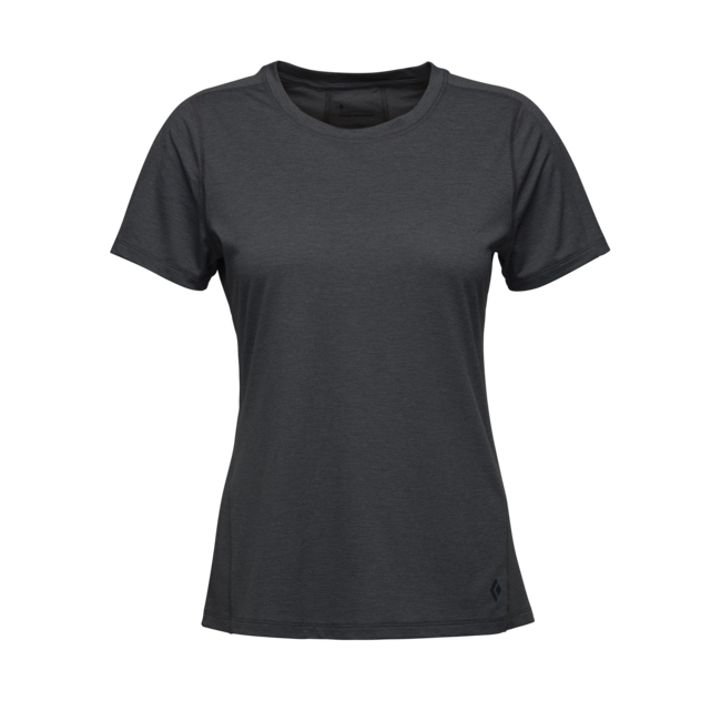 Black Diamond Lightwire Tech damen-Kurzarm-T-shirt, schwarz