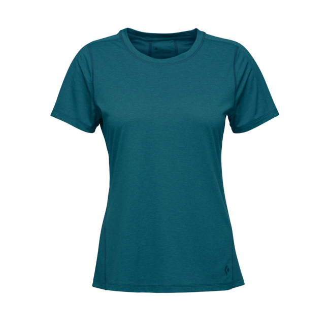 Black Diamond Lightwire Tech damen-Kurzarm-T-shirt, dunkelkaribisch