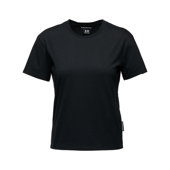 Black Diamond Project damen-Kurzarm-T-shirt, schwarz