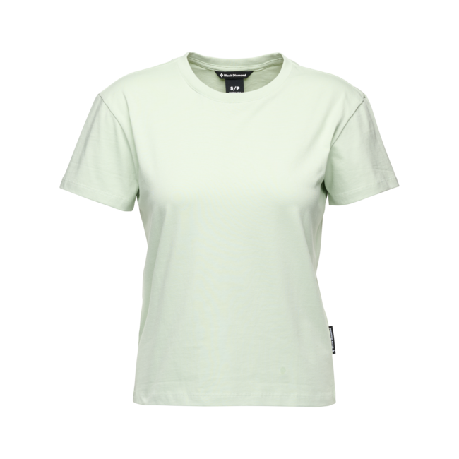 Black Diamond Project damen-Kurzarm-T-shirt, schaumgrün