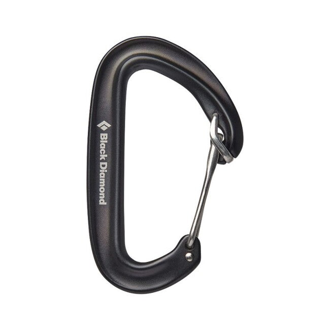 Black Diamond Karabiner, schwarz
