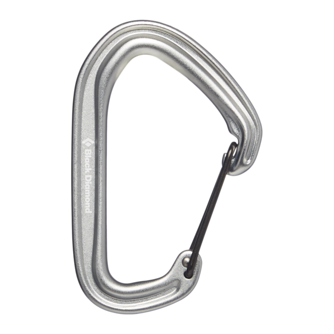 Black Diamond Hotwire karabiner, hellgrau