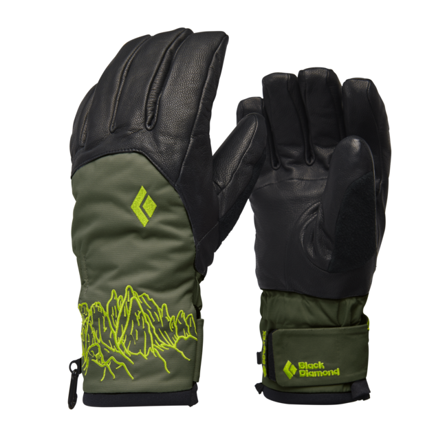 Black Diamond Legend Lederhandschuhe - John Jackson Edition, schwarz-tundra