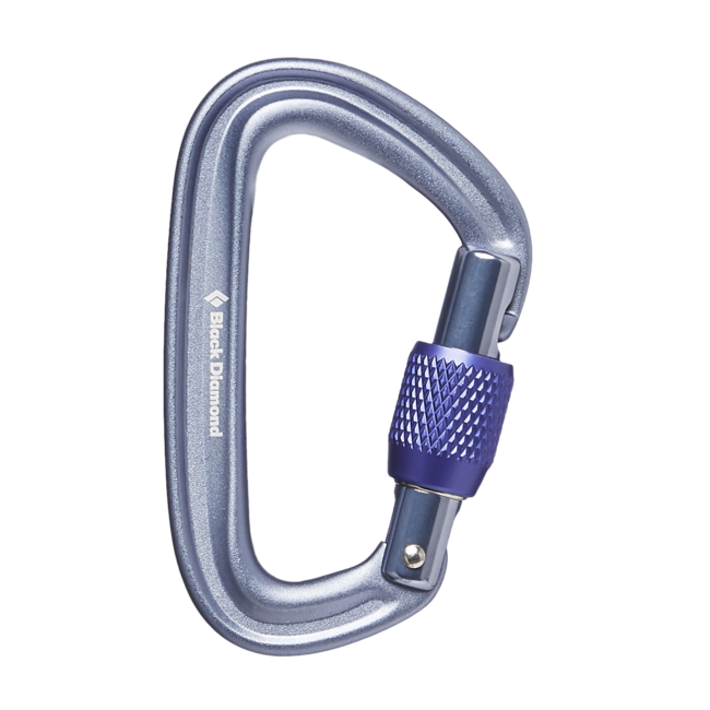 Black Diamond Liteforge Schraubkarabiner, grau