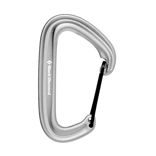Black Diamond Litewire Karabiner, grau