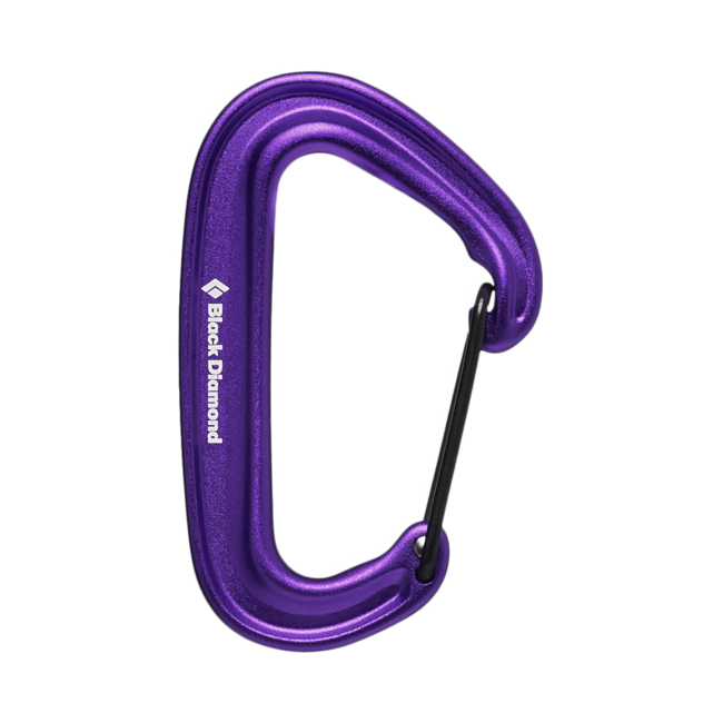Black Diamond Miniwire karabiner, lila