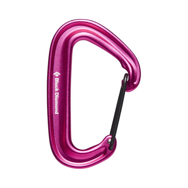 Black Diamond Miniwire karabiner, ultra rosa