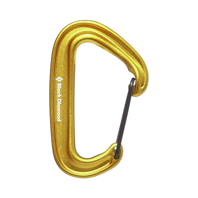 Black Diamond Miniwire karabiner, gelb