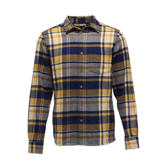 Black Diamond Project Flannel Herren Flanellhemd, indigo-gold plaid