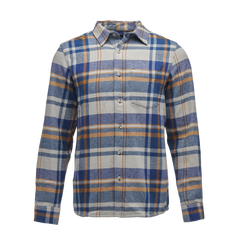 Black Diamond Project Flannel Herren Flanellhemd, pewter-indigo plaid