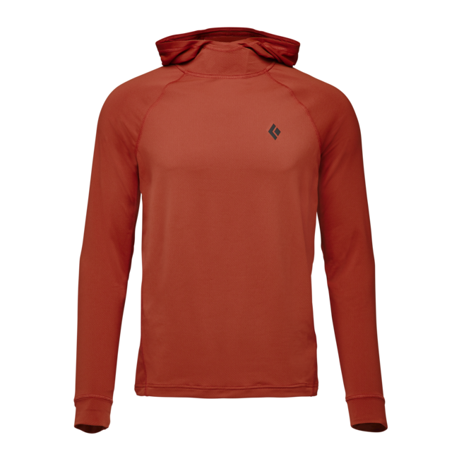 Black Diamond Alpenglow herren sweatshirt, siena gebrannt