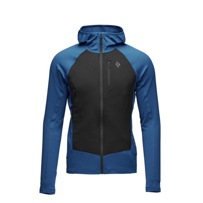 Black Diamond Coefficient Lt Hybrid Sweatshirt, Eisvogel-Schwarz