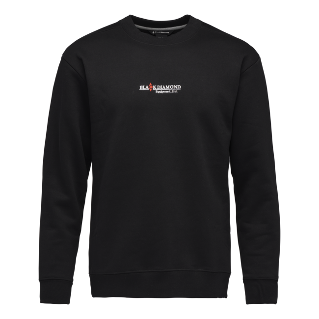 Black Diamond Heritage Wordmark sweatshirt, schwarz