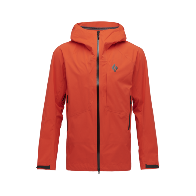 Black Diamond Highline Stretch Shell men's waterproof jacket, octane